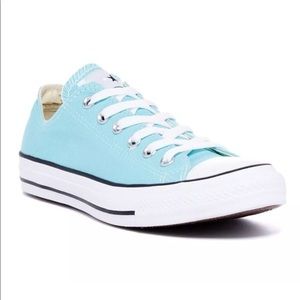 Converse, aqua blue.